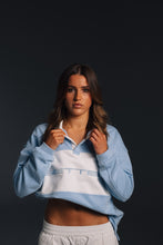 Load image into Gallery viewer, SETTER® RUGBY JERSEY in SKY BLUE / WHITE

