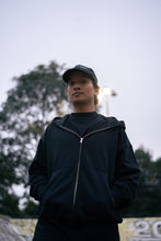 Load image into Gallery viewer, “THE SET®” Zip Up Hoodie in Black
