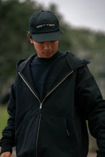 Load image into Gallery viewer, “THE SET®” Zip Up Hoodie in Black
