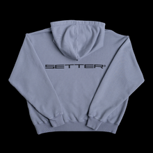 Load image into Gallery viewer, SETTER® &quot;AFFILIATED&quot; HEAVY CROP HOODIE - GRANITE GREY (UNISEX)
