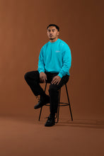 Load image into Gallery viewer, &quot;International Crewneck&quot; Ultra Heavyweight Luxury Crewneck - (Electric Blue)
