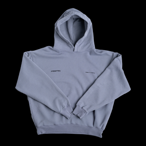 SETTER® "AFFILIATED" HEAVY CROP HOODIE - GRANITE GREY (UNISEX)
