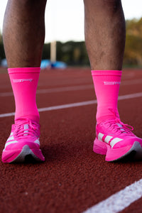 Setter® Race Day Socks – Race Pace Pink