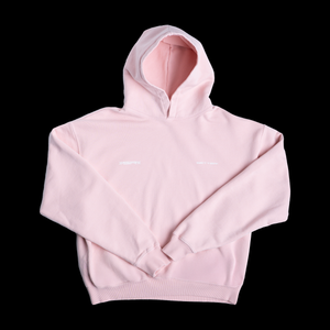 SETTER® "AFFILIATED" HEAVY CROP HOODIE - PETAL PINK (UNISEX)