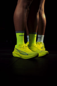 Setter® Race Day Socks – Podium Volt ⚡️ (w/ Reflective Stripe)