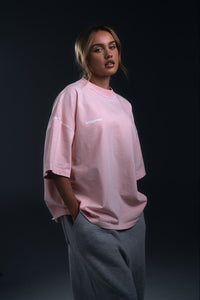 PETAL PINK SETTER® "AFFILIATED" T-SHIRT - WHITE LOGOS (UNISEX)
