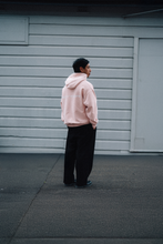 Load image into Gallery viewer, SETTER® &quot;AFFILIATED&quot; HEAVY CROP HOODIE - PETAL PINK (UNISEX)
