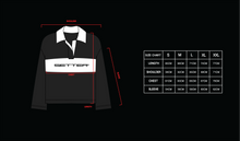 Load image into Gallery viewer, SETTER® RUGBY JERSEY in BLACK / WHITE
